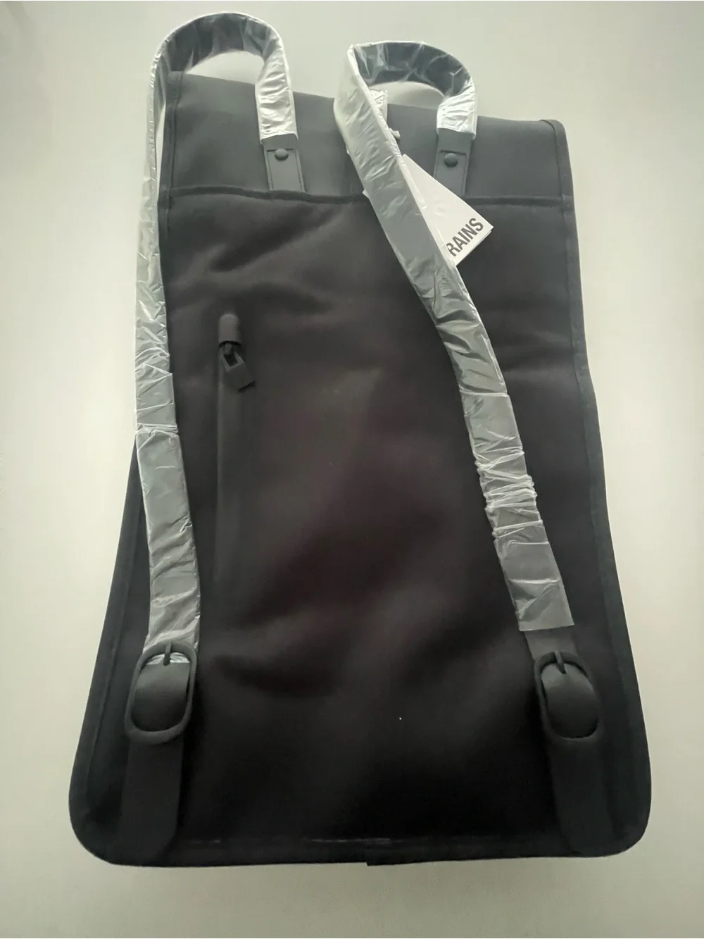 Rains Waterproof black backpack NWT